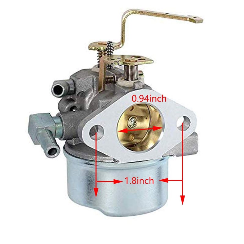 DFuerdivn 640152 Carburetor for Tecumseh 640152A 640023 640051 640140 640260B HM80 HM90 HM100 8hp -10hp Tecumseh engine Coleman PowerMate 5000 watt generator Carb with Air Filter Spark Plug kit - Image 3